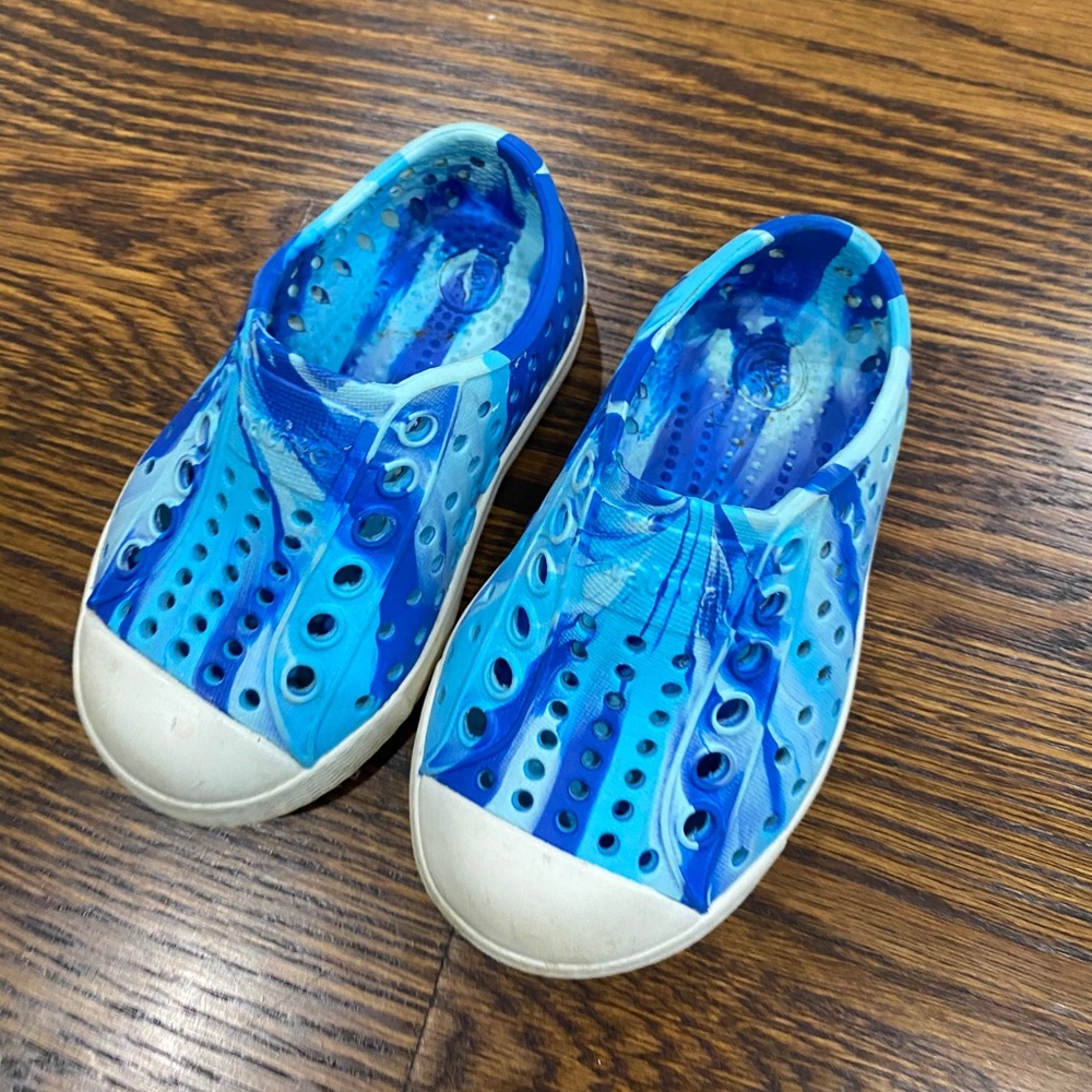 Native Toddler Jefferson Marble Shoes